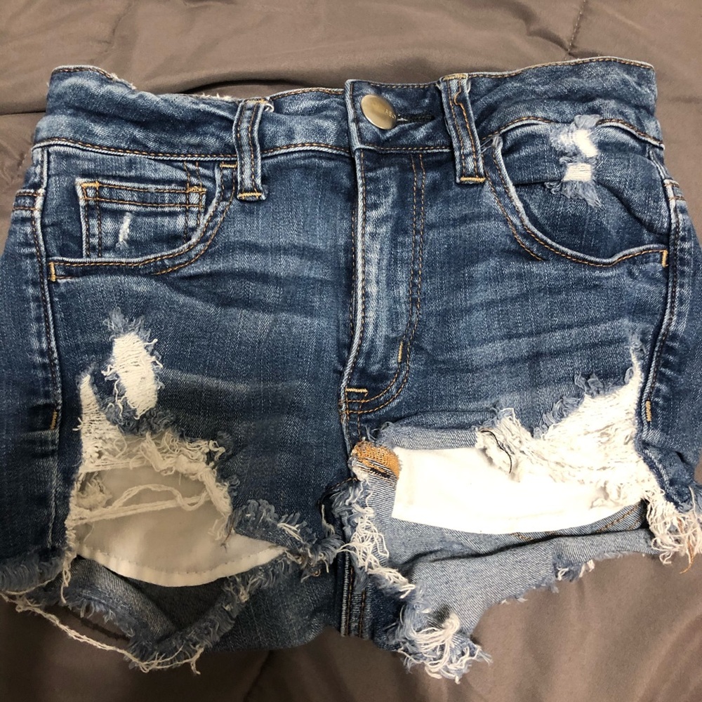 American Eagle high rise shortie.